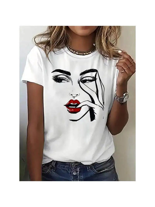 European and American Fashion, Simple and Elegant, Trendy and Individualistic. Women's and Children's Short-sleeved Clothing.
